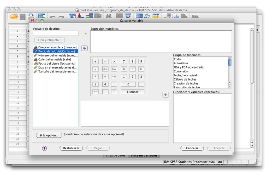 Spss for mac download free